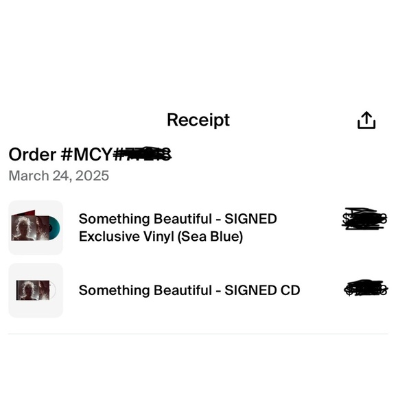 MILEY CYRUS “Something Beautiful” CD & Autographed SIGNED Insert with Heart ♥️ - Picture 5 of 5